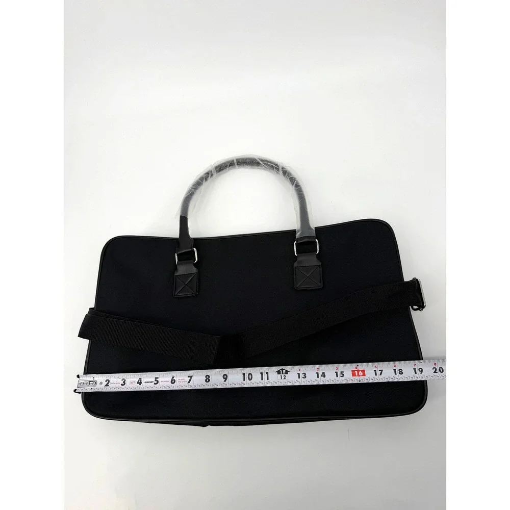 NWT Ermenegildo Zegna Parfums Black Duffel Bag Travel Weekend Carryall Tavel